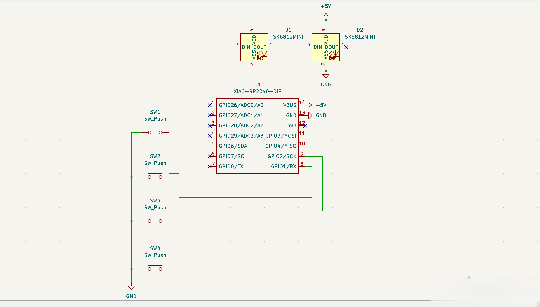 MacroPad schematic